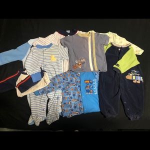 Bundle of 8 Baby Boy’s Clothes
